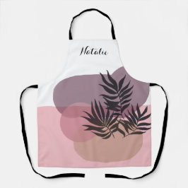 Zachte pasta Abstract Roze tropisch pron Schort