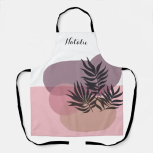 Zachte pasta Abstract Roze tropisch pron Schort