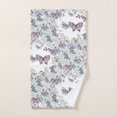 Zachte pasta Butterflies Bath Towel Set Bad Handdoek (Handdoek)