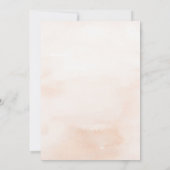 Zachte pasta Floral Pampas Grass Vrijgezellenfeest Kaart (Achterkant)