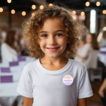 Zachte pasta gradiënt Gingham Birthday Nametag