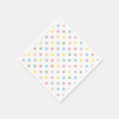 Zachte pasta poka-punten servet (Hoek)