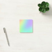 Zachte pasta-regenbooggradiënt na de it-opmerkinge post-it® notes (Kantoor)