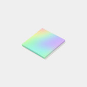 Zachte pasta-regenbooggradiënt na de it-opmerkinge post-it® notes (Schuin)