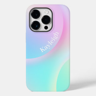 Zachte pasta voor regenbooggradiënt Case-Mate iPhone 14 pro hoesje