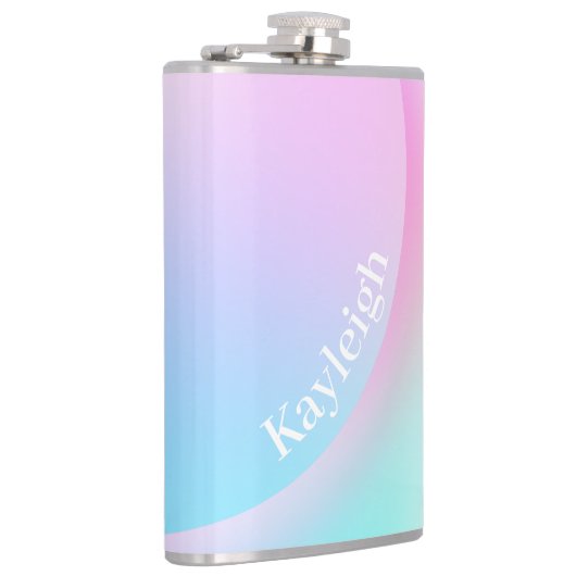 Zachte pasta voor regenbooggradiënt heupfles (Rechts)