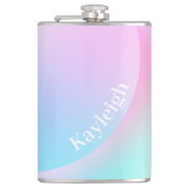 Zachte pasta voor regenbooggradiënt heupfles (Voorkant)