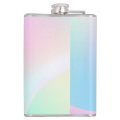 Zachte pasta voor regenbooggradiënt heupfles (Achterkant)