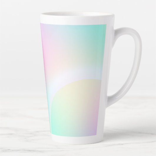 Zachte pasta voor regenbooggradiënt latte mok (Rechts)