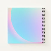 Zachte pasta voor regenbooggradiënt notitieboek (Achterkant)