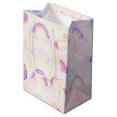 Zachte pasta's en regenbogen medium cadeauzakje (Achterkant Gekanteld)
