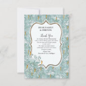 Zachte pasta's met Sage Green Hartelijk dank RSVP Kaartje (Voorkant)