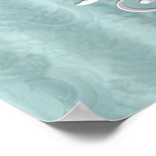 Zachte pasta's van Sage Green Poster (Hoek)