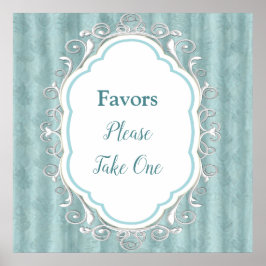 Zachte pasta's van Sage Green Poster