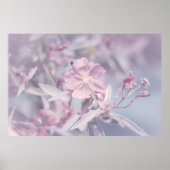 Zachte pasteellavendel poster (Voorkant)