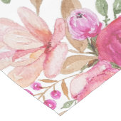 Zachte pasteellenteset van bloemen lange tafelloper (Hoek)