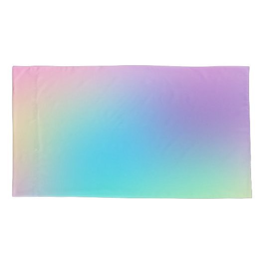 Zachte pasteiachtige Kussenslopen van de regenboog (Achterkant-Links)