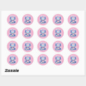 Zachte Pastel Baby Draak Sticker (Vel)