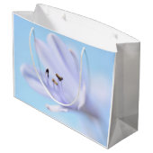 Zachte Pastel Blauw Paarse Vloer Groot Cadeauzakje (Achterkant Gekanteld)