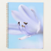 Zachte Pastel Blauw Paarse Vloer Planner (Voorkant)