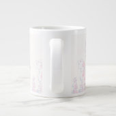 Zachte Pastel Bloem en Vlinder Jumbo Mok (Achterkant)