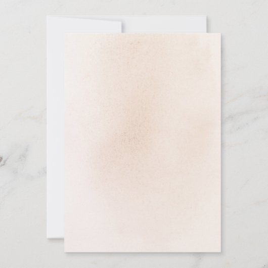 Zachte Pastel Bloemen en Pampas Gras Cute Doop Kaart (Achterkant)