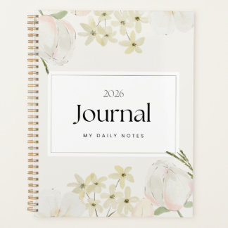 Zachte Pastel Bloemige & Minimalistische Elegante  Planner
