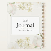 Zachte Pastel Bloemige & Minimalistische Elegante Planner (Achterkant)
