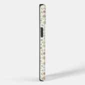 Zachte Pastel Bloemmotief Mooie Hoes voor Telefoon (Achterkant / Rechts)