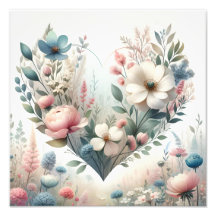 Zachte Pastel Botanische Bloemrijke Weide