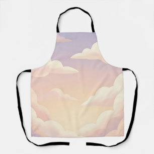 Zachte Pastel Dromerige Wolken Lavendel Roze Lucht Schort