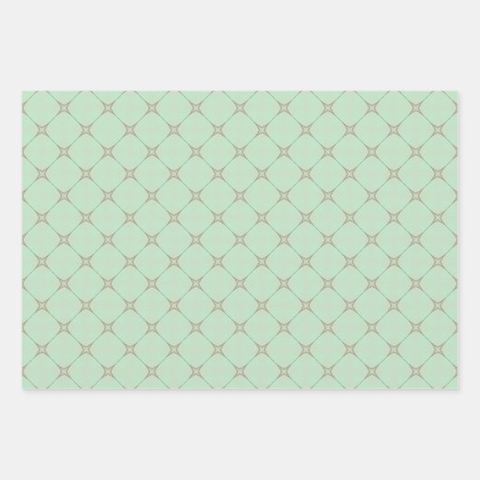 Zachte pastel Elegantie Wrapping Paper Flat Sheet  (Voorkant 3)