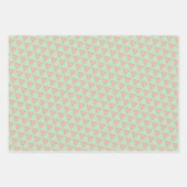 Zachte pastel Elegantie Wrapping Paper Flat Sheet  (Voorkant 3)