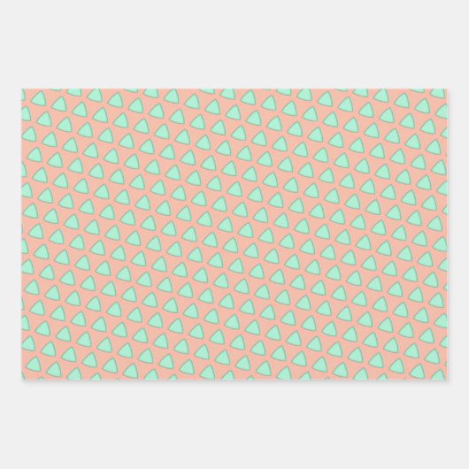 Zachte pastel Elegantie Wrapping Paper Flat Sheet  (Voorkant)