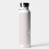 Zachte Pastel Geest Patroon Waterfles (Rechts)