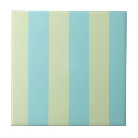 Zachte Pastel Gestreepte Patroon – Lime Crème & Li Tegeltje (Voorkant)