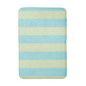 Zachte Pastel Gestreepte Patroon – Lime Crème & Na Badmat (Voorkant Verticaal)