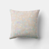 Zachte Pastel Glitter "hallo" Persoonlijk Kussen (Achterkant)