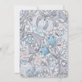 Zachte Pastel Golden Lily Vrijgezellenfeest Elegan Kaart (Achterkant)