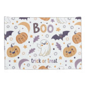 Zachte pastel Halloween kussensloop (Achterkant-Rechts)