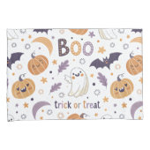 Zachte pastel Halloween kussensloop (Voorkant-Rechts)