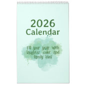 Zachte Pastel Inspirerende Kunstkalender Kalender (Hoes)