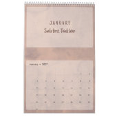 Zachte Pastel Inspirerende Kunstkalender Kalender (Jan 2027)