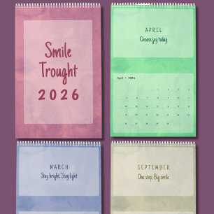 Zachte Pastel Inspirerende Kunstkalender Kalender