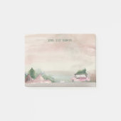 Zachte pastel kerstscène krijgen van een boom post-it® notes (Voorkant)