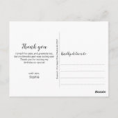 Zachte Pastel Kleur Stippen Verjaardagsfeest Bedan Briefkaart (Achterkant)