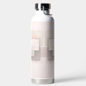 Zachte pastel laag AI-kunst Waterfles (Links)