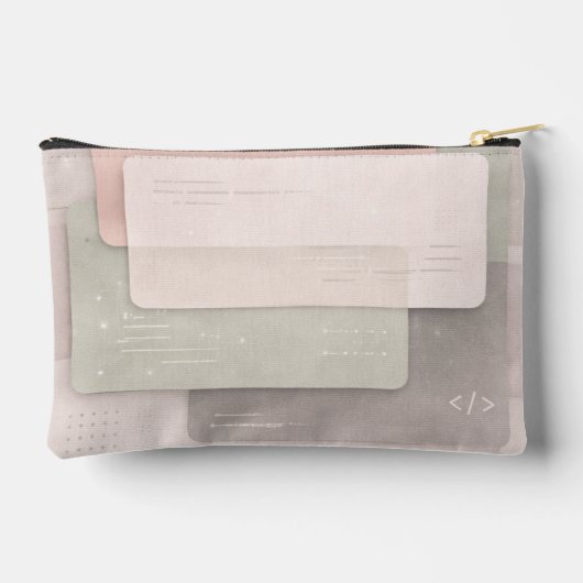 Zachte pastel laagjes AI-kunst Etui (Achterkant)