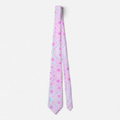 Zachte Pastel Lente Bloesem Stropdas (Voorkant)