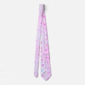 Zachte Pastel Lente Bloesem Stropdas (Achterkant)
